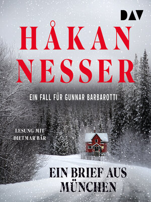cover image of Ein Brief aus München. Ein Fall für Gunnar Barbarotti--Gunnar Barbarotti, Band 8 (Ungekürzt)